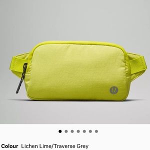 Lululemon Everywhere Belt Bag Mini Ripstop,Colour Lichen Lime/Traverse Grey, New